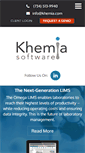 Mobile Screenshot of khemia.com